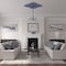 Ekena Millwork Piedmont Ceiling Medallion (Canopies up to 6 1/2"), 67 1/8"W x 48 5/8"H x 1 7/8"P, Americana Crackle CM67PEAMC - alternate 4